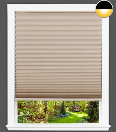 Store sans percer  remonte automatique Occultant Beige
